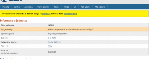 Jak zobrazit informace z katastru?