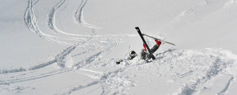 Nehoda lyžaře, materiální škoda, náhrada škody