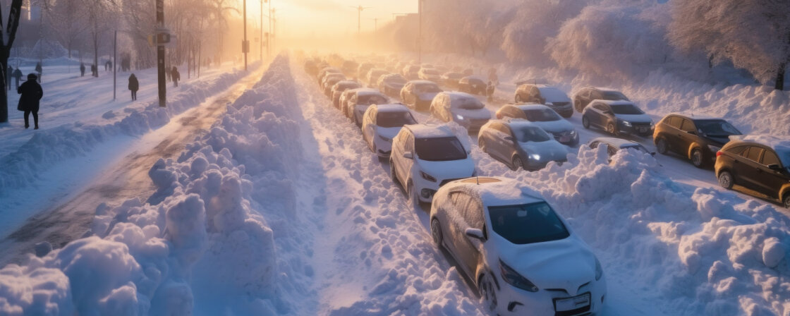 sníh, kalamita, doprava